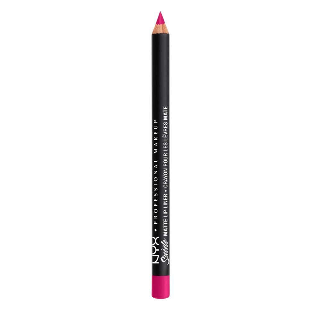 NYX Lip Liner Suede Matte CLINGER‎ Raspberry Pink Smooth Natural Vegan Cult Fave - Picture 2 of 5